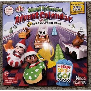 Sweet Spinners Advent Calendar Elf Shelf Pets‎ 24 Days NEW